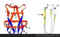 缓冲式安全带/力虎工具供/电工安全带/缓冲式安全带全身安全带