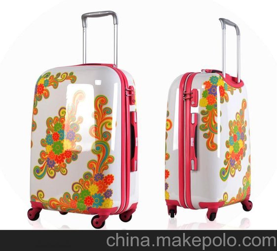 女款旅行箱/高檔登機行李箱/廠家批發(fā)/萬向輪登機箱 22寸圖片