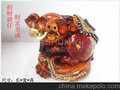 供应集美家居装饰城121开业赠送礼品招财猪摆件 树脂工艺品