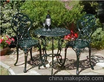 供應(yīng)鑄鋁桌子garden funiture圖片