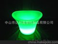 led发光花盆 illuminated pot 可充电 带遥控 单个产品16色