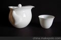 功夫茶具精美玉瓷茶具配茶船批发 订做