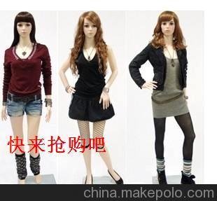 服裝店人體全身女士道具 半身模特送假發(fā)底盤 兒童模特圖片