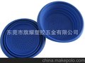 厂家批发 硅胶折叠碗 创意硅胶厨具 硅胶厨房用品 沃尔玛品质认证