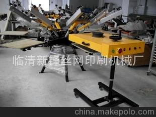 印花機(jī) 服裝T恤印花機(jī) 手動(dòng)印花機(jī) 油墨膠漿印花 多色輪轉(zhuǎn)機(jī)圖片