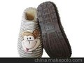 熊猫宝宝室内棉鞋厂家批发供应