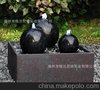 三龙吐珠喷泉 室内摆饰 风水石雕 小型喷泉 艺术石雕 风水 石雕