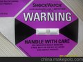 供惠州东莞汕头37G紫色SHOCKWATCH防震动标签