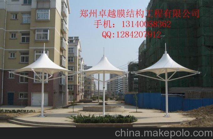 巴音郭楞膜結構 膜結構景觀 膜結構施工圖片