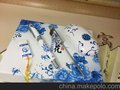 青花瓷办公四件套装u盘青花瓷笔 名片盒 书签特价拍卖