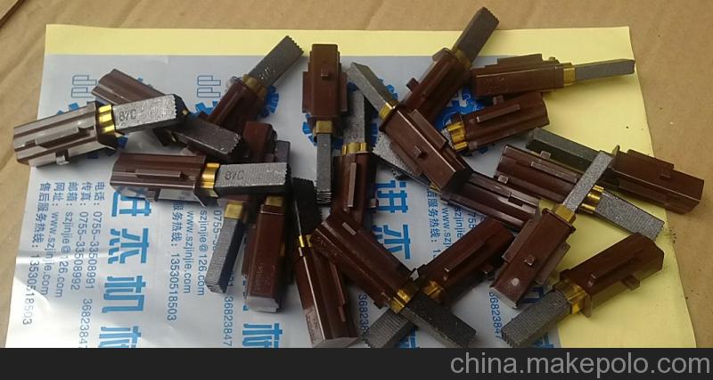 供應原裝吸料機碳刷 上料機專用電刷 300馬達用彈刷
