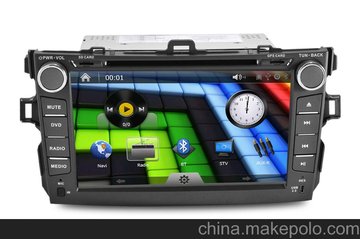 shenzhen 8Inch 2 DIN Car DVD player for Toyota corolla,GPS