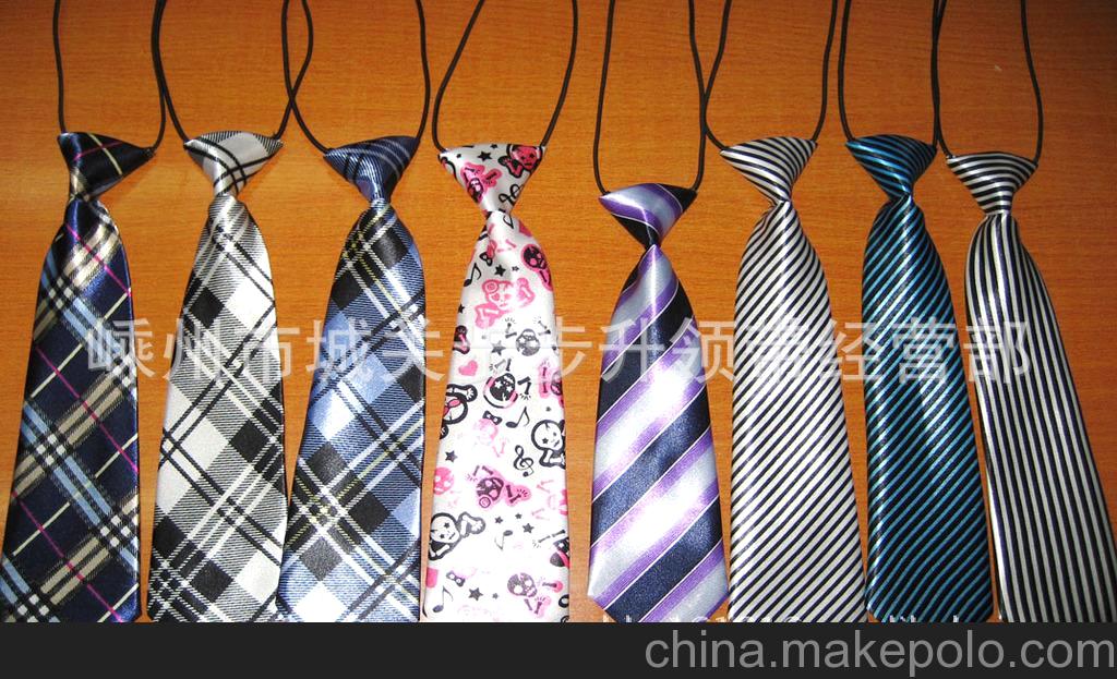 廠家直銷新款學生領帶兒童寶貝方便領帶