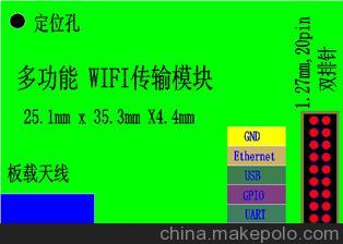 供應(yīng)ourlink_ 定制300M無線存儲WM8196EUWIFI模塊