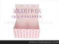 嘉居伴侣 粉红格子双盖整理箱