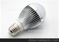 5*1W LED节能灯 球泡灯5W 5*1/12*0.5球泡灯 E27 LED5W