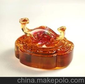 花開富貴文鎮(zhèn) 化妝鏡 歡喜游龍