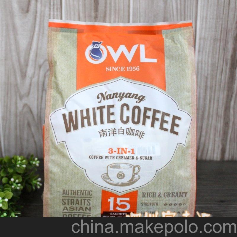 原裝進口 新加坡正品貓頭鷹OWL三合一南洋提神速溶白咖啡