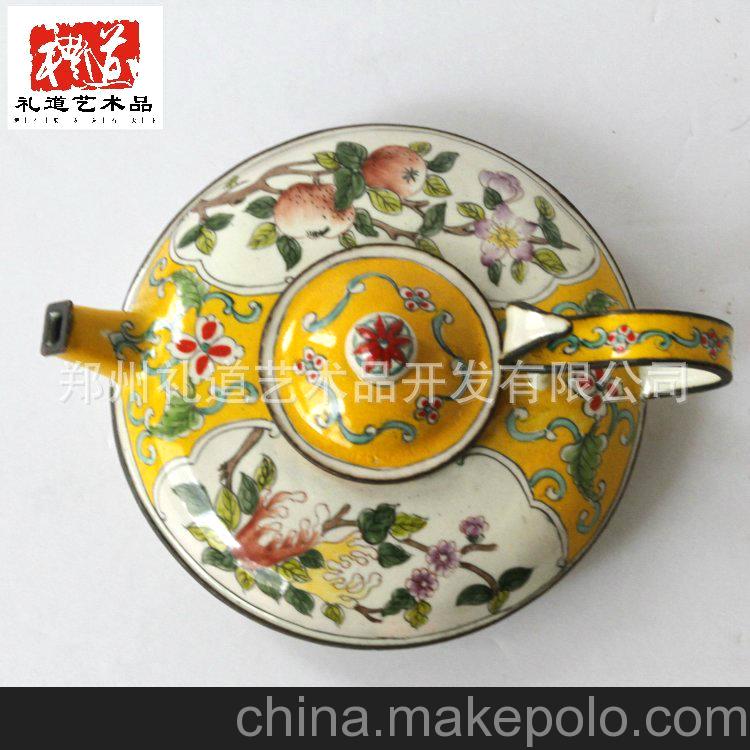 千金一壺琺瑯扁壺 古典家居裝飾 顯品味琺瑯壺 鄭州專業(yè)批發(fā)