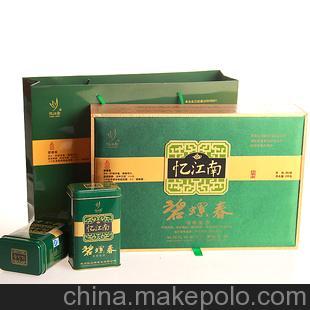 憶江南 茶葉 綠茶 正品特級洞庭碧螺春 200g 茶葉禮盒 廠家批發(fā)圖片