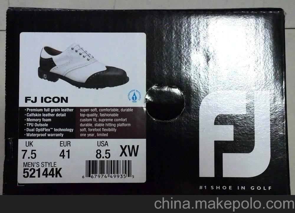 批發原裝2013款FOOTJOY ICON 52144高爾夫鞋