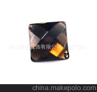 供應(yīng)正方形地球面壓克力燙鉆、方形壓克力鉆 DIY手機(jī)美容鉆圖片