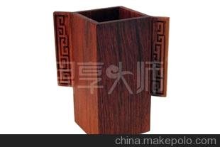 供應(yīng)思享大師辦公擺件品/紅木筆筒/機(jī)關(guān)定制禮品圖片