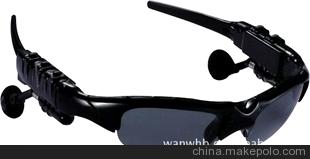 WHB-086 工廠批發MP3+藍牙眼鏡立體聲二合一 MP3眼鏡 藍牙眼鏡