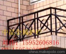 供應(yīng)中晶防盜熱鍍鋅鋼百葉窗，靜電噴涂陽臺護(hù)欄圖片