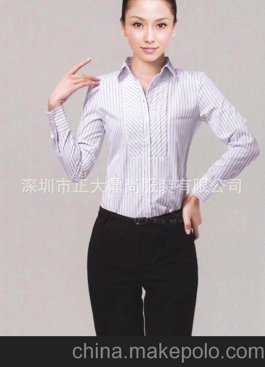 廠家熱銷 供應流行新款職業女裝 價格實惠大量供應襯衣