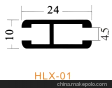 供应石碣汇利兴H型流水线铝型材1024HLX-01