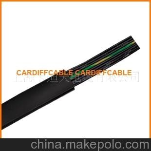 卡迪夫優(yōu)質(zhì)扁平電梯電纜，特別適用電梯內(nèi)部隨行掛控電纜圖片