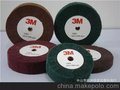 红色飞翼轮 8*1 红色抛光轮 纤维抛光轮 金属表面处理 电镀拉丝