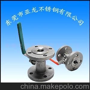 不銹鋼廣式法蘭球閥圖片