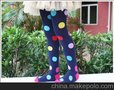 厂家直销彩色波点圆点精梳棉无骨儿童全棉打底连裤袜批发