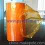 Supply yellow tubular PVC shrink film