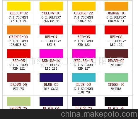 水油兩用色精/油性色精/金屬絡(luò)合染料圖片