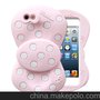 厂家订做波点蝴蝶结三星NOTE2 N7100手机外壳 硅胶手机壳