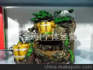 创意礼品新奇特礼品流水工艺品 风水摆件 加湿器